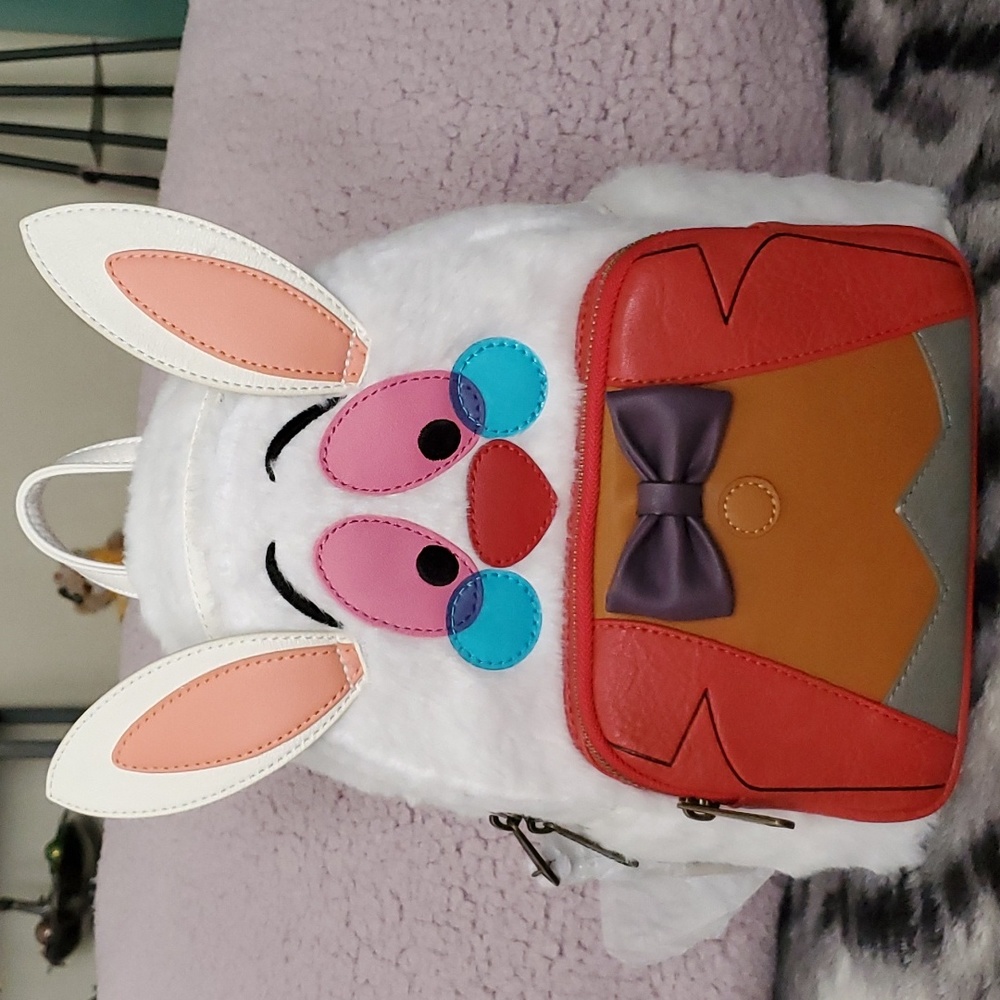 Loungefly Disney Alice in Wonderland White Rabbit Mini Backpack